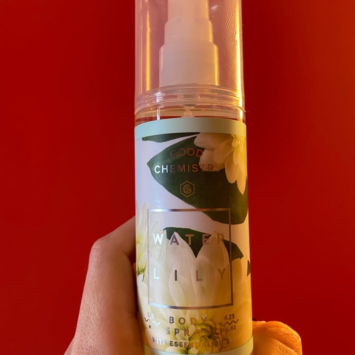 Good Chemistry Water Lily Body Spray Reviews abillion