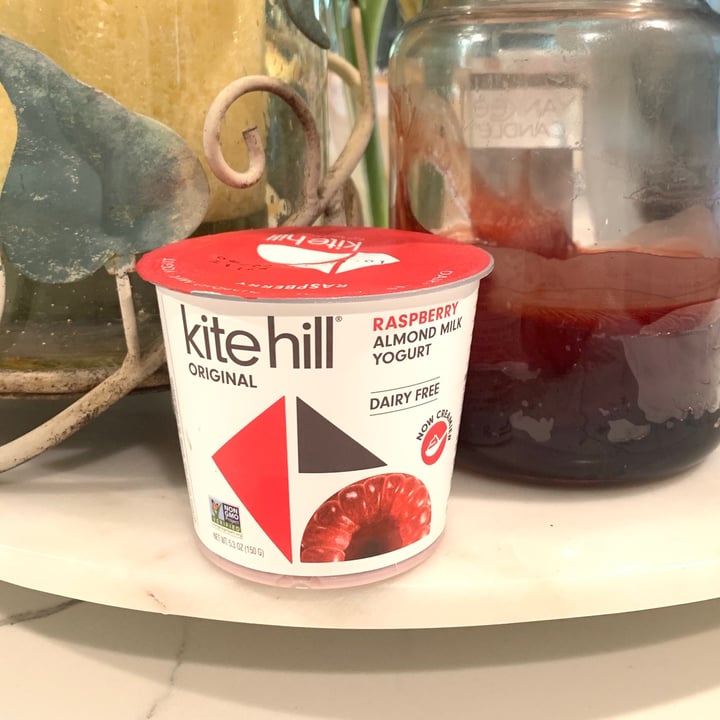Kite Hill Artisan Raspberry Almond Milk Yogurt Review abillion