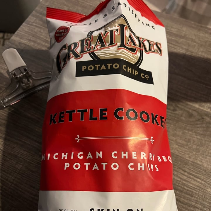 Great Lakes Potato Chip Co. Michigan Cherry Bbq Chips Review abillion