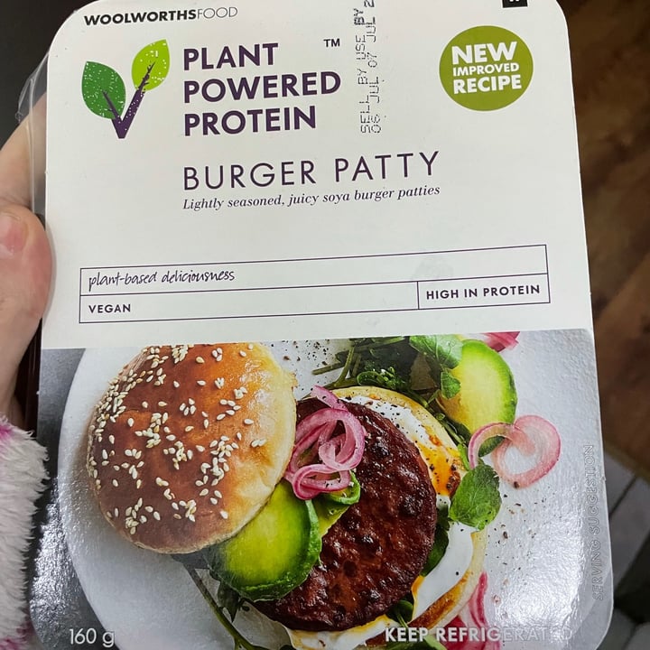 Woolworths Food Plant Powered Protein Burger Patty Vegan Review abillion