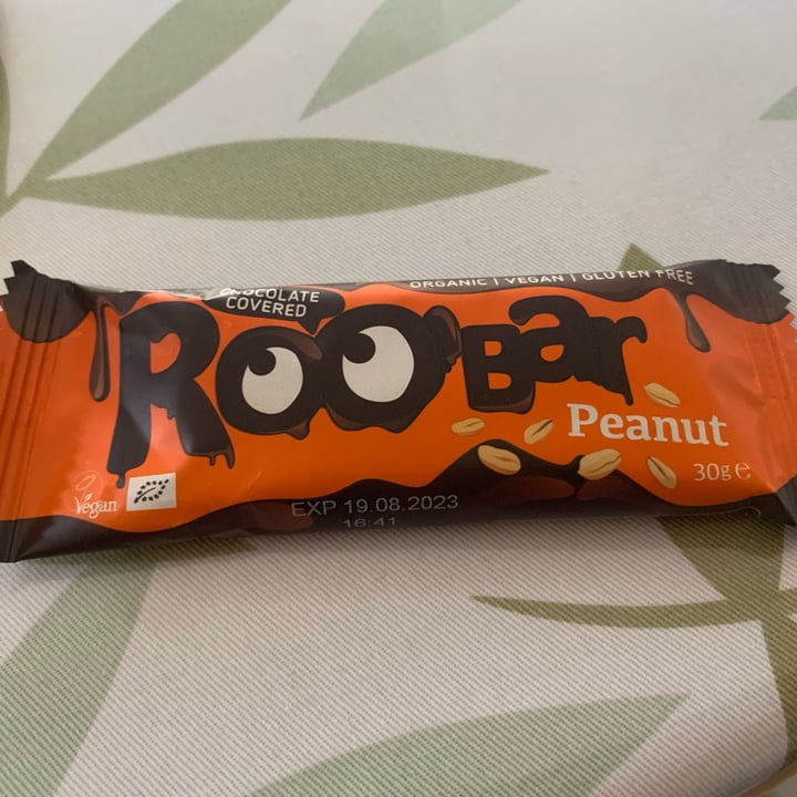 Roo'bar Chocolate covered peanut bar Review abillion