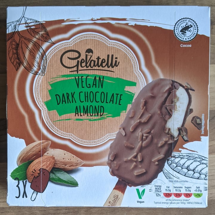 Gelatelli Vegan Ice Cream with Chocolate and Almonds Review abillion