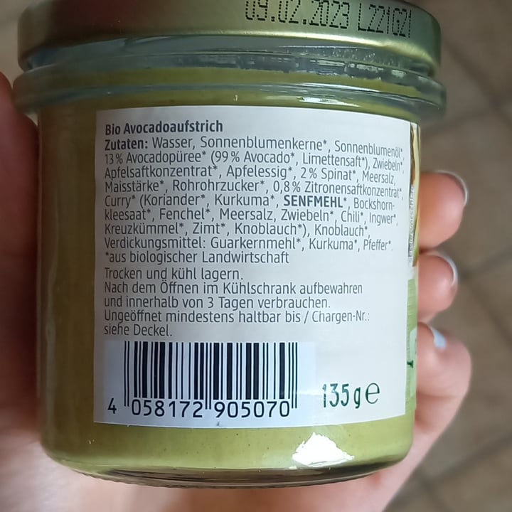review photo of dmBio Streichcreme Avocado shared by @anameier on 10 Sep 2021 - review
