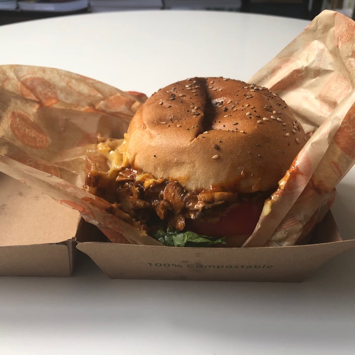 Arancini Brothers Dalston BBQ mushroom risotto burger Reviews abillion