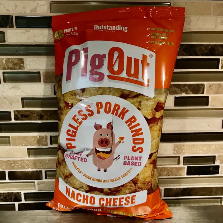 PigOut Nacho Cheese Pigless Pork Rinds Reviews abillion