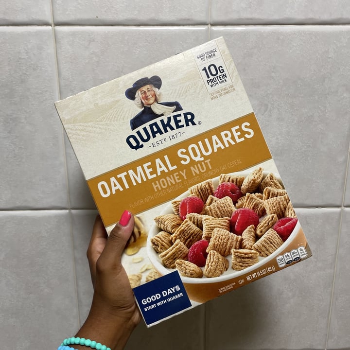 Quaker Oatmeal squares Honey nut Review abillion