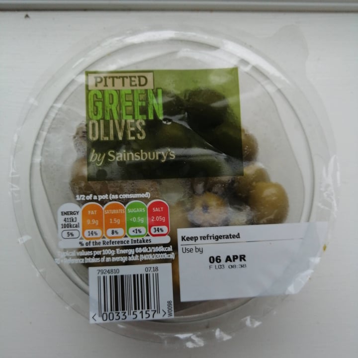 Sainsbury's Pitted Green Olives Reviews abillion
