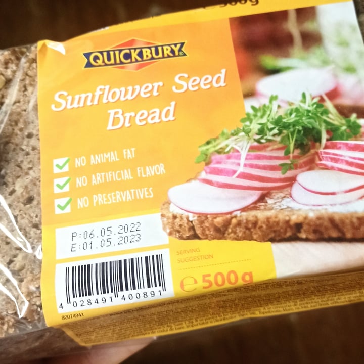 Quickbury Sunflower seeds bread Reviews abillion