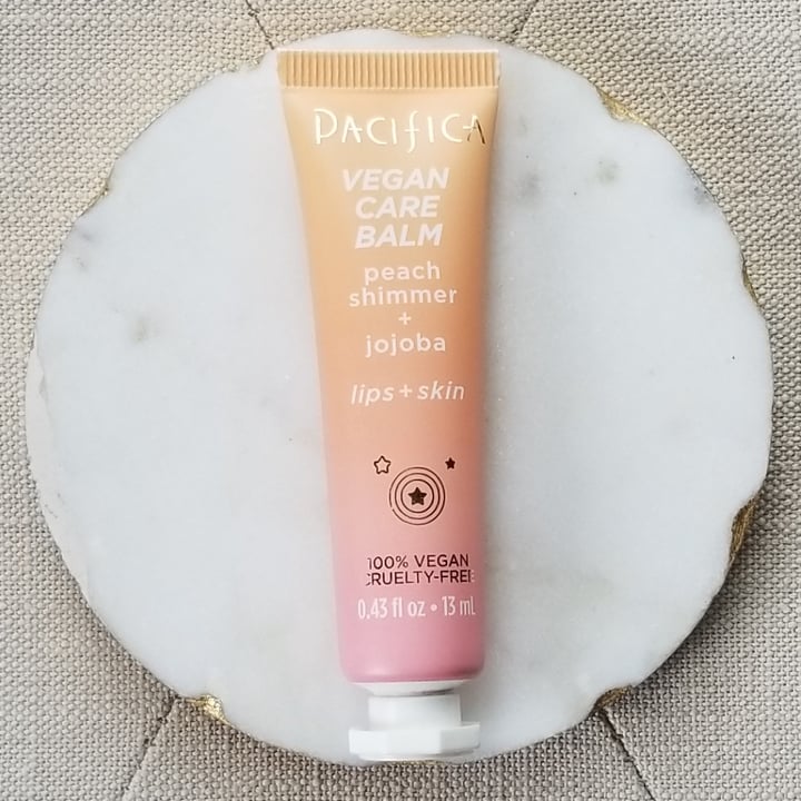 Pacifica Vegan Care Balm Peach Shimmer Review abillion