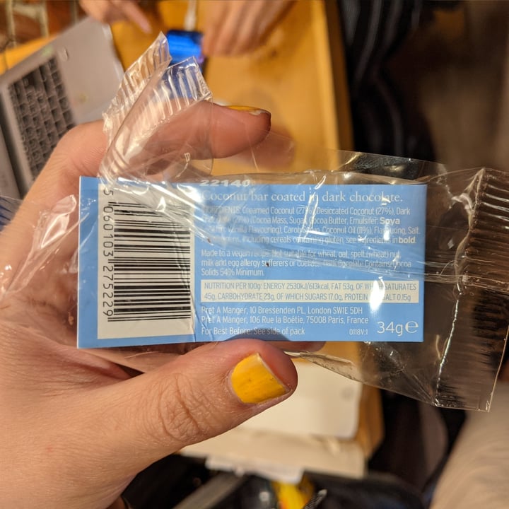 Pret A Manger Chocolatey Coconut Bite Reviews abillion