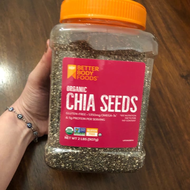 Better Body Foods organic chia seeds Review abillion