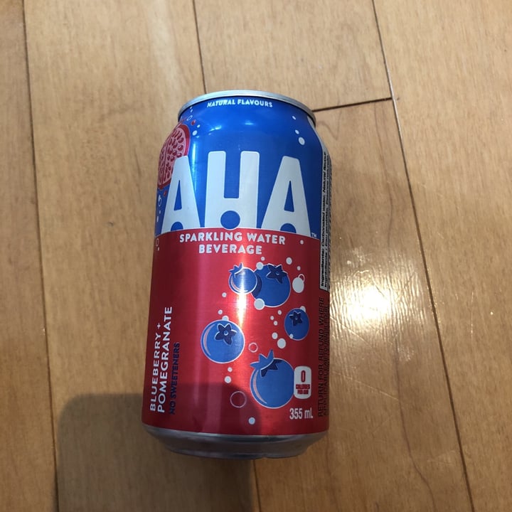 AHA Blueberry Pomegranate Sparkling Water Review abillion