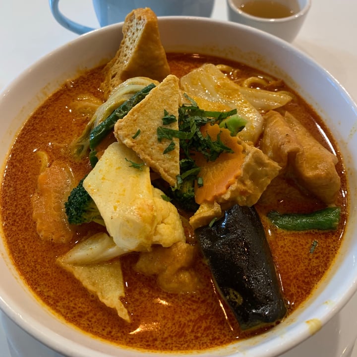 Mr Veggie Saint Kilda, Australia Spicy Curry Laksa Review abillion