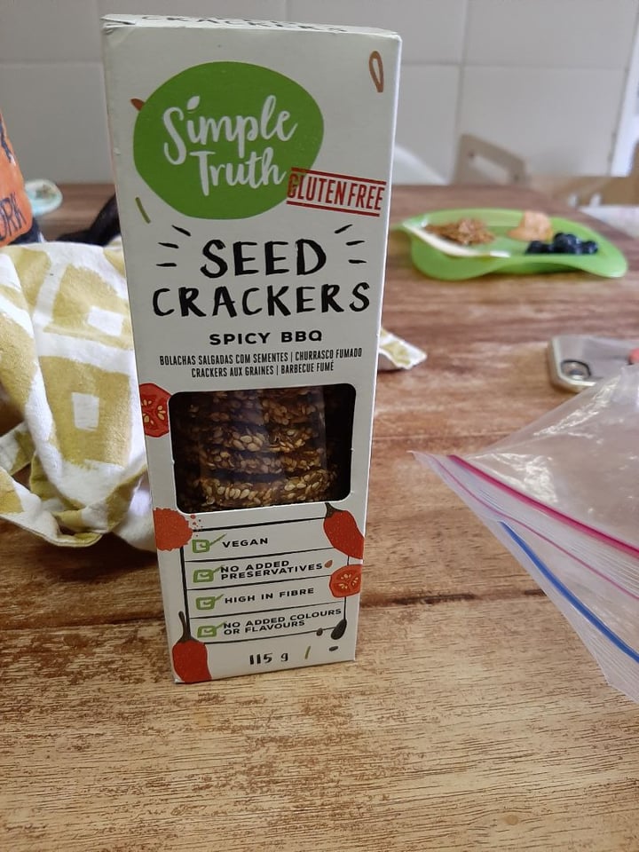 Simple Truth Seed Crackers Spicy BBQ Review abillion