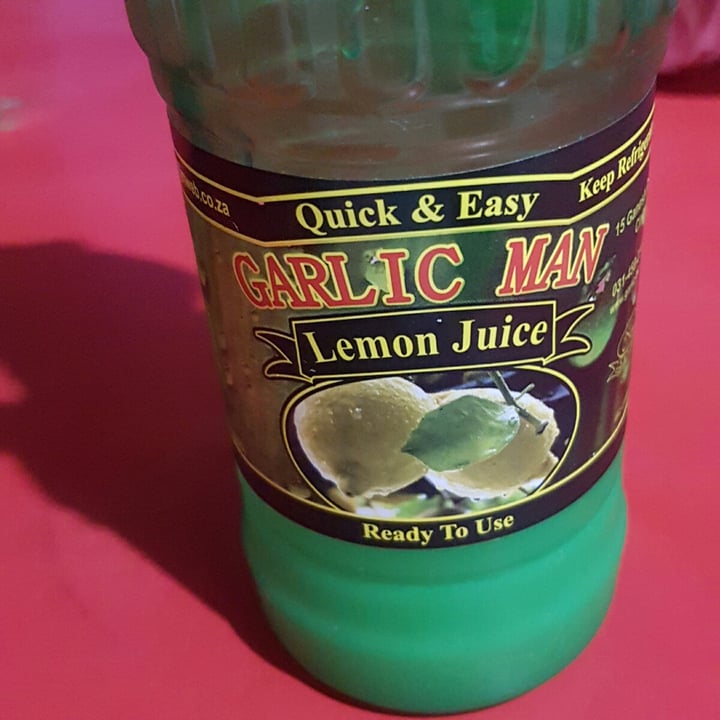 Garlic Man Lemon Juice Review abillion