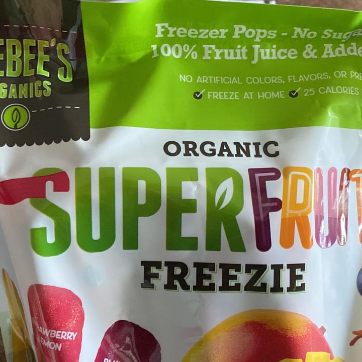 Deebee’s organics organic super fruit freezie Review | abillion