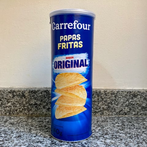 Carrefour, Papas Fritas sabor Original, chips & crisps, snacks, food, review
