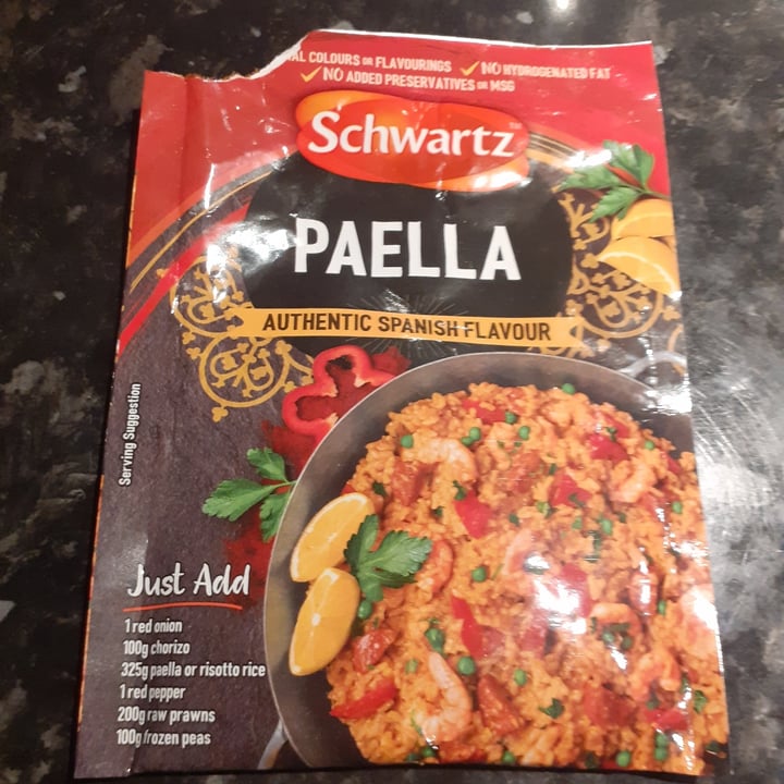 Schwartz Paella seasoning packet Review abillion