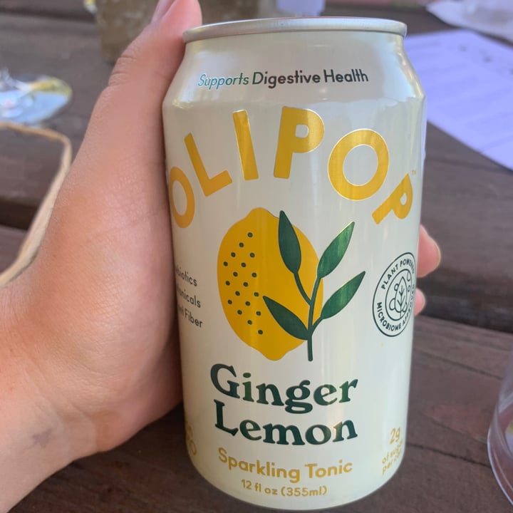 review photo of OLIPOP Ginger Lemon Sparkling Tonic shared by @clairecancook on 04 Aug 2020 - review