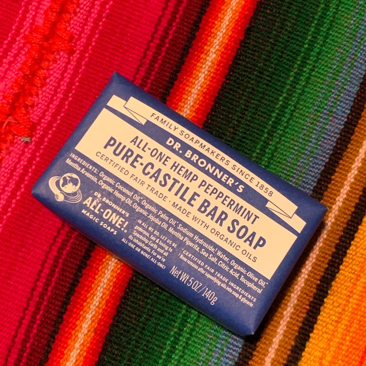 Dr. Bronner's Pure Castile bar soap Peppermint Review abillion