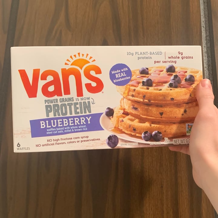 Van’s Foods Protein Blueberry Waffles Review abillion