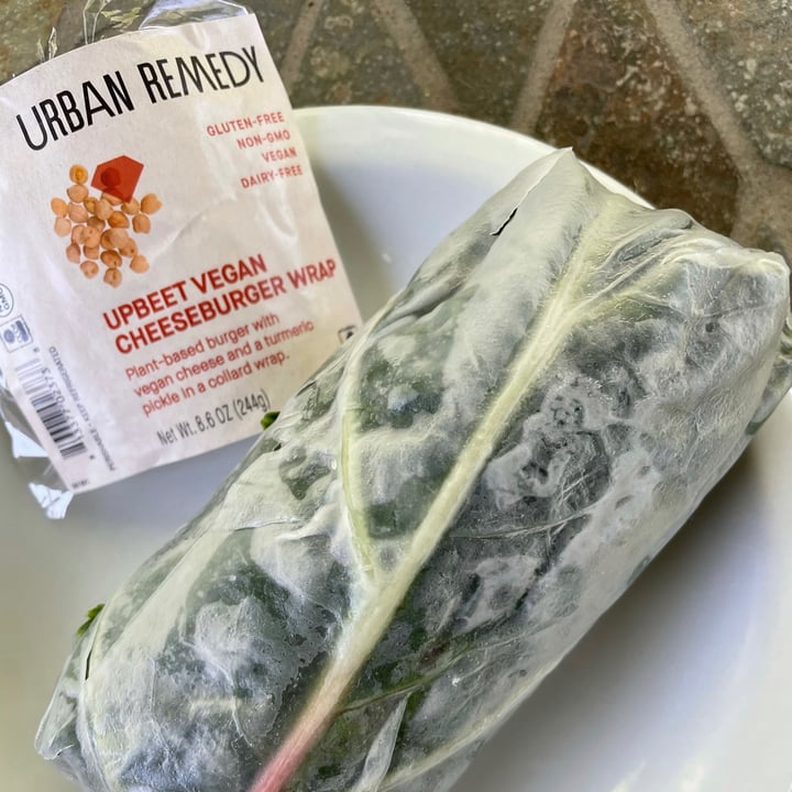 Urban Remedy Upbeet vegan cheeseburger wrap Review abillion