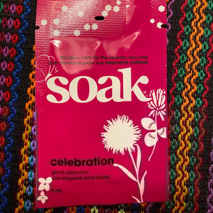Soak Celebration “good clean fun” laundry soap Review abillion