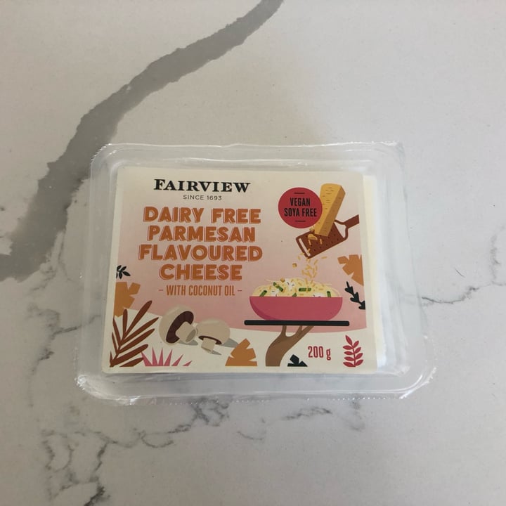 Fairview Dairy free parmesan flavoured cheese Review abillion
