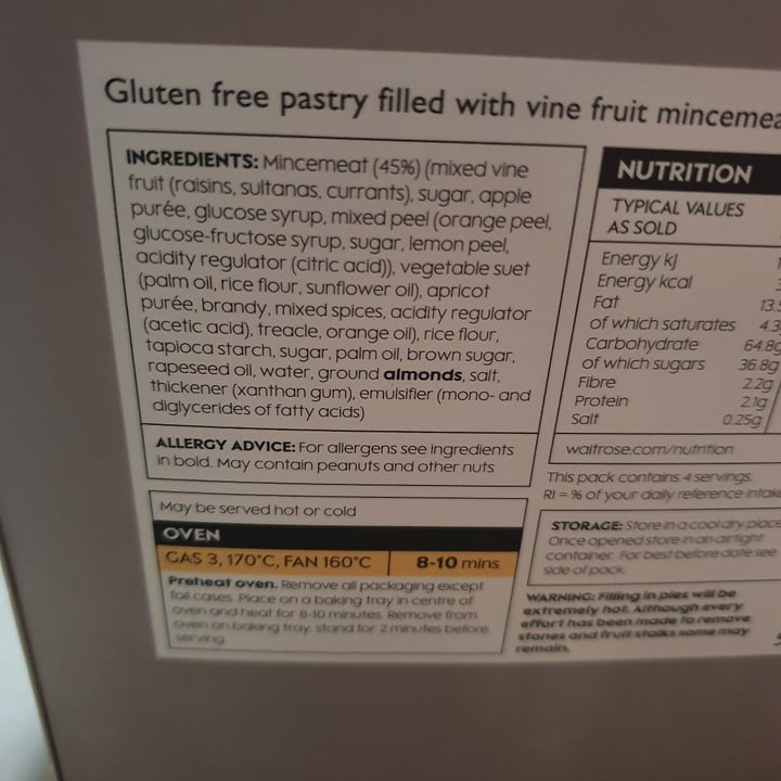 Waitrose Gluten Free Mince Pies Review abillion