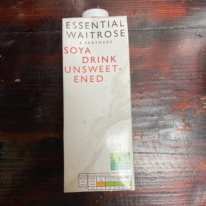 Essential Waitrose & Partners Soya Drink Unsweetened Review abillion