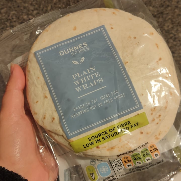 Dunnes Stores Plain white wraps Review abillion