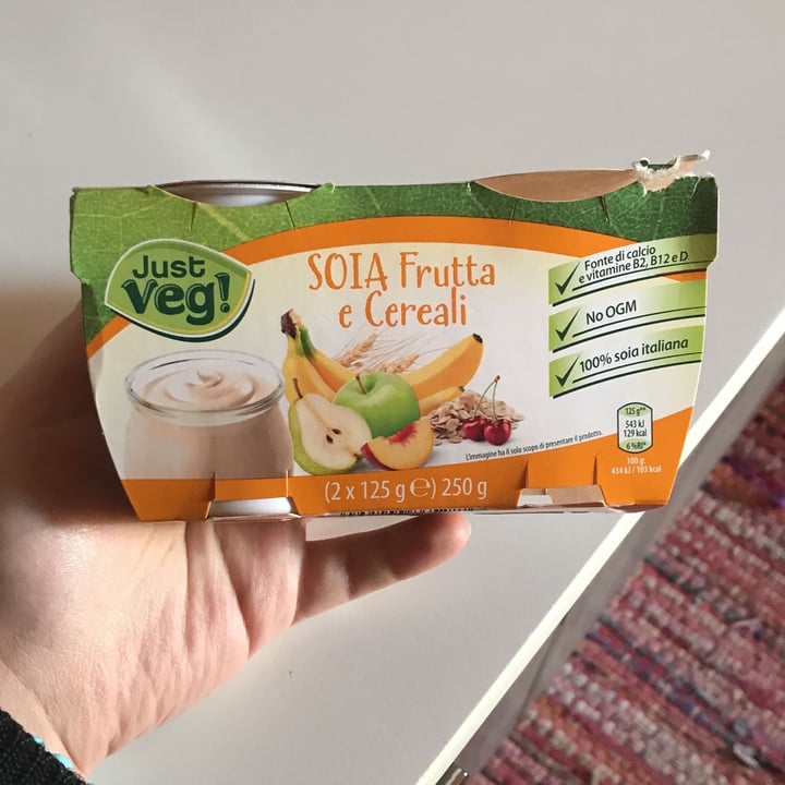 Just Veg! Yogurt soia frutta e cereali Review abillion
