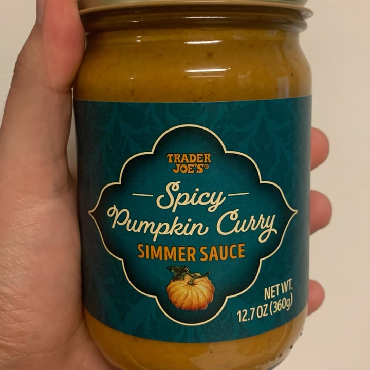 Trader Joe's Spicy Pumpkin Curry Simmer Sauce Review abillion