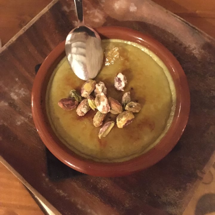 Ziryab Fusion Tapas Bar Barcelona, Spain Pistachio crema catalana