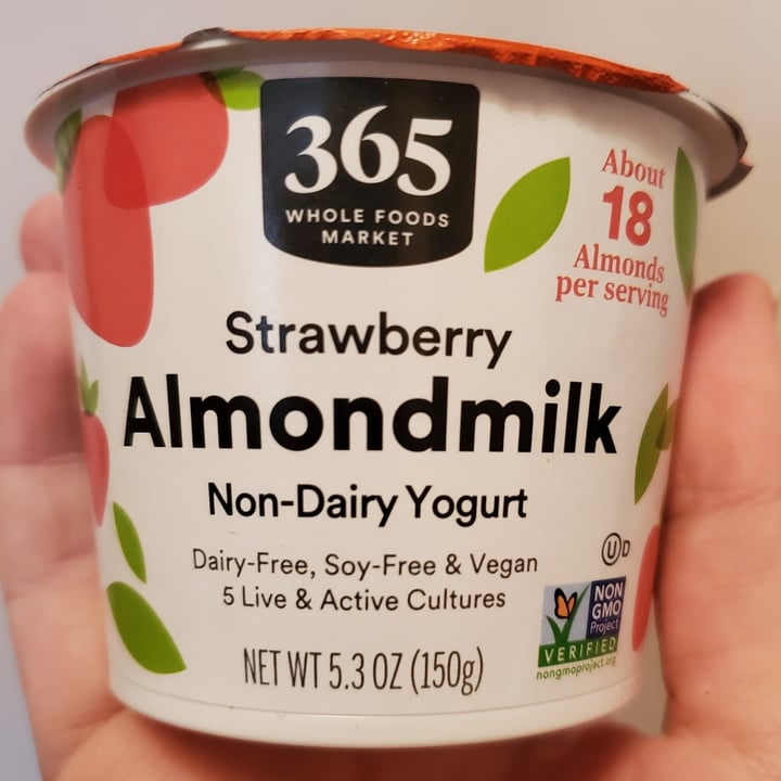 Whole Foods Market Strawberry Almondmilk NonDairy Yogurt Review abillion