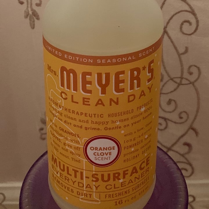 Mrs. Meyer's Clean Day Multi Surface Orange Clove Scent Review abillion