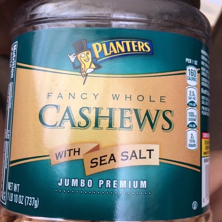 Planters Fancy Whole Cashews with Salt Review abillion