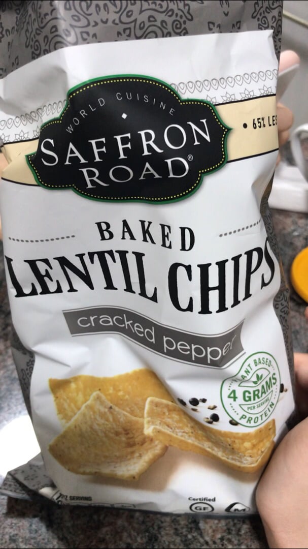 Saffron Road Baked Lentil Chips Cracked Pepper Reviews abillion