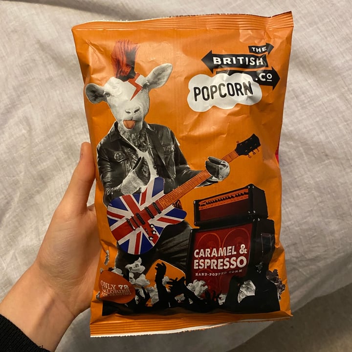 The British Popcorn Company Caramel & espresso popcorn Review abillion