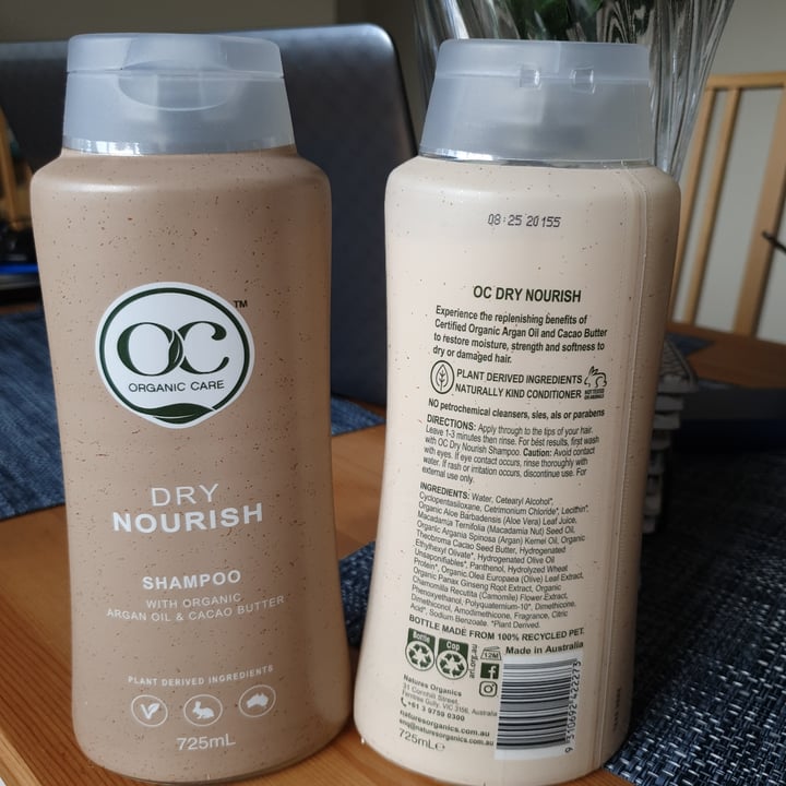 OC Organic Care Shampoo Dry Nourish Review | abillion