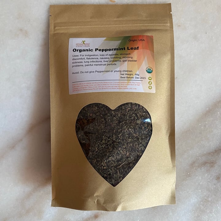 Herbal sense Organic Peppermint Leaf Review abillion