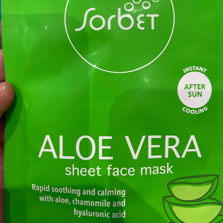 Sorbet Aloe vera after sun face mask Reviews | abillion