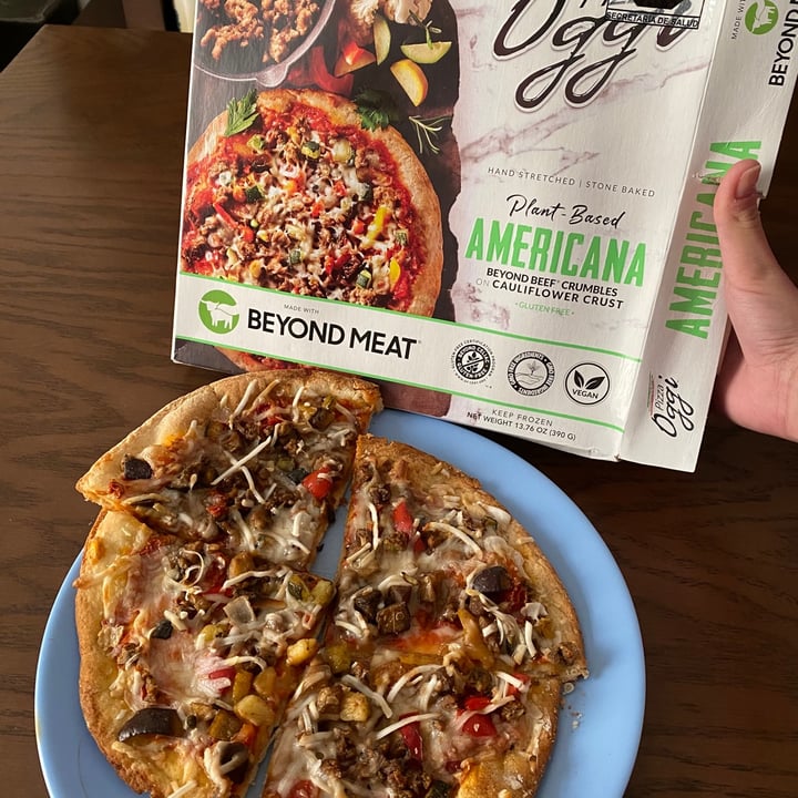 Oggi Foods AMERICANA BEYOND MEAT PIZZA Review abillion