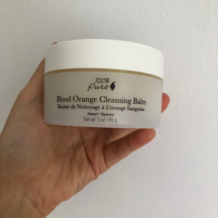 100 PURE Blood Orange Cleansing Balm Review abillion