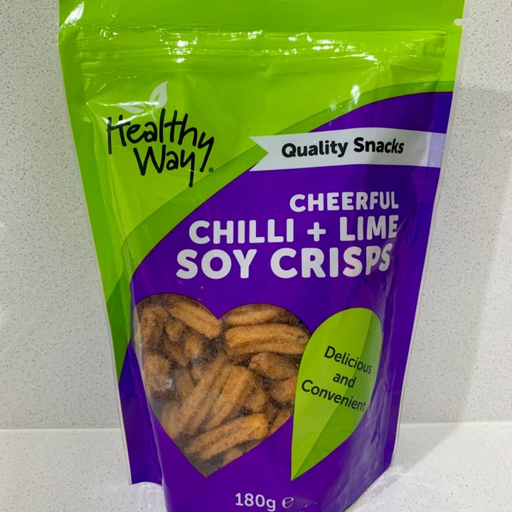 Healthy way Chilli + Lime Soy Crisps Review abillion