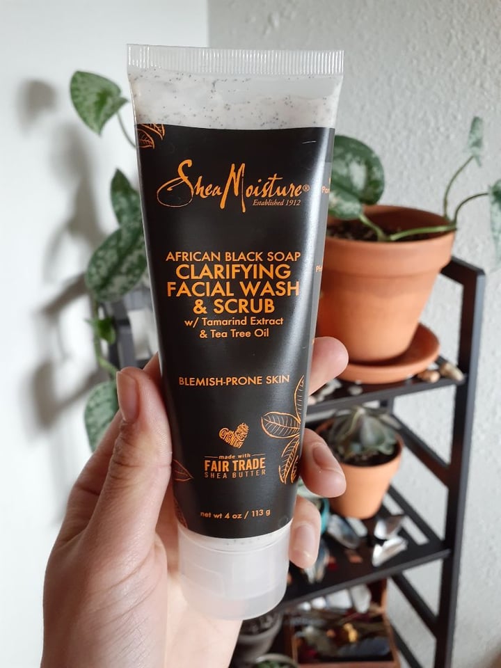 SheaMoisture African Black Soap Clarifying Facial Wash & Scrub Review