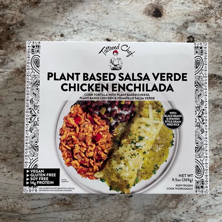 Tattooed Chef Plant Based Salsa Verde Chicken Enchiladas Reviews abillion