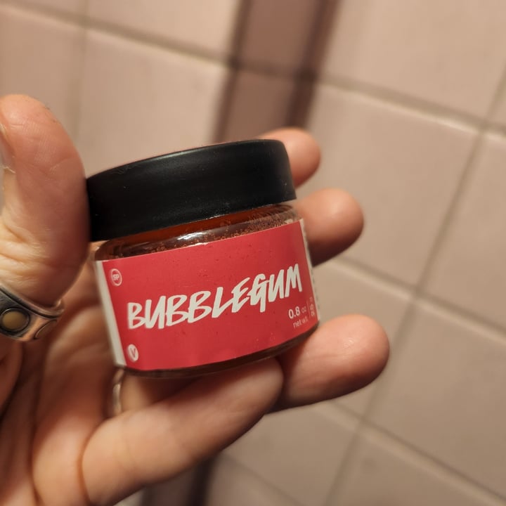 LUSH Fresh Handmade Cosmetics Bubblegum Lip scrub Review abillion
