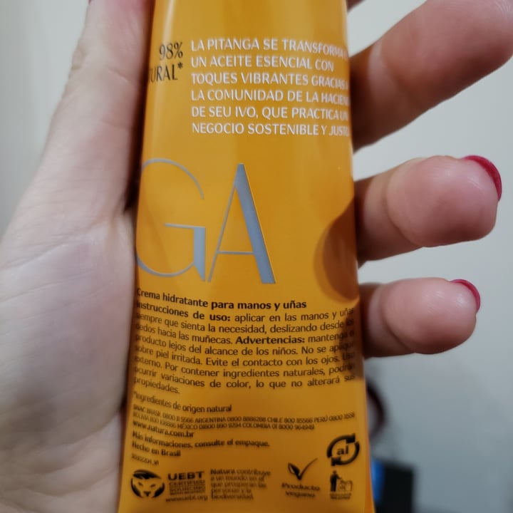 Natura Crema para manos Ekos Pitanga Review | abillion