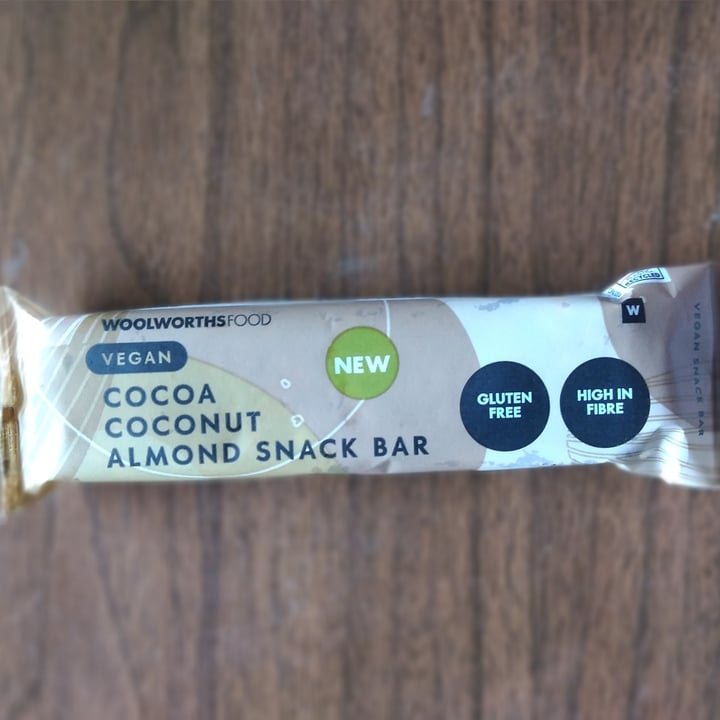 Woolworths Cocoa Coconut Almond Snack Bar Review abillion